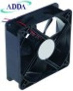 ventilatore assiale l 120mm lar. 120mm h 38mm 12vdc 10w boccola cuscinetto attacco cavo 320mm