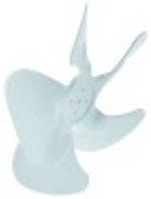 ventola aspirante diametro  200mm fissaggio ventola 25,4mm inclinazione delle pale 34° lar. 51mm plastica