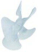 ventola aspirante diametro  230mm fissaggio ventola 25,4mm inclinazione delle pale 31° lar. 52mm plastica