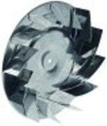 ventola diametro  159mm lar. 29mm sede albero diametro  6x5mm inox pale 12 con. 1 pz