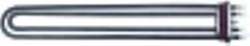 resistenza 6100w 254v nr. spirali 2 flangia 70x18mm l 420mm lar. 63mm attacco f6,3