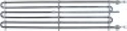resistenza 1950w 230v nr. spirali 1 l 460mm lar. 106mm filetto m12x1 tubo diametro  6,5mm attacco m4