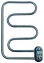 resistenza 1500w 220v flangia 40x17mm l 115mm lar. 190mm h 24mm tubo diametro  8mm nr. spirali 1