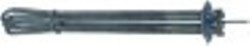resistenza 4500w 220v nr. spirali 3 l 345mm lar. 39mm h 33mm tubo diametro  8,3mm