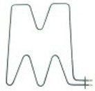 resistenza 2500w 230v l 523mm lar. 555mm l1 64mm l2 458mm b1 525mm b2 30mm
