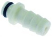 attacco per tubo attacco 3/8" postmix shurflo plastica bianco