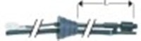 tubo di aspirazione l 545mm tubo diametro  6x8mm lunghezza del cavo 1500mm