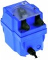 dosatore microdos comando temporizzato 0,5l/h 230 vac brillantante tubo diametro  4x6mm tubo silicone