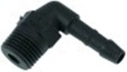 attacco per tubo plastica ad angolo filetto 1/8" tubo diametro  4mm con. 1 pz
