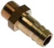 attacco per tubo ottone dritta filetto m12x1 tubo diametro  11mm con. 1 pz